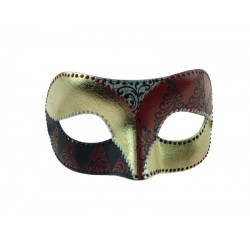 Metallic Half-Face Masks - Assorted