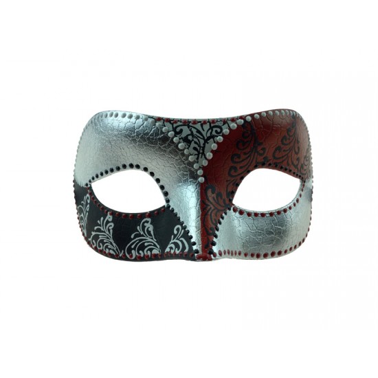 Metallic Half-Face Masks - Assorted