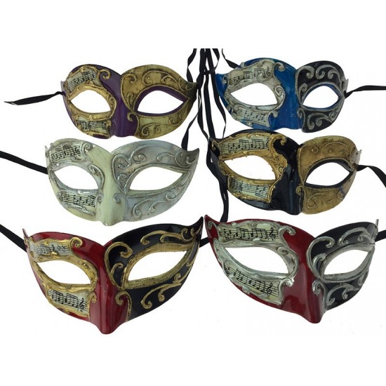 Musical Note Masks - Assorted