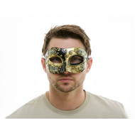 Black Musical Scroll Mask