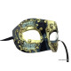 Black Musical Scroll Mask