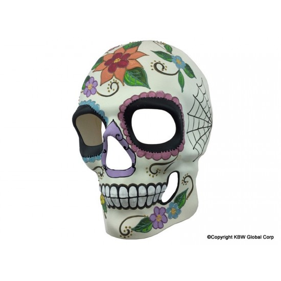 Floral Sugar Skull Mask Floral Sugar Skull Mask