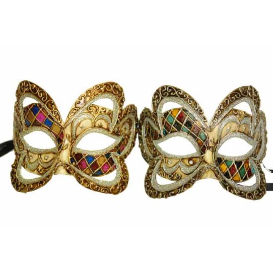 Venetian Butterfly Cutout Mask