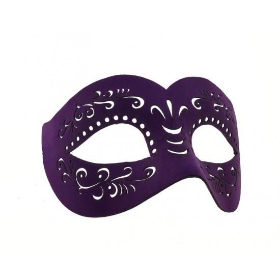 Purple Leather Mask Purple Leather Mask