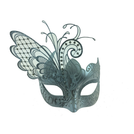 Silver Butterfly Mask