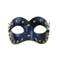 Blue Studded Cat Mask