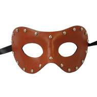 Brown Studded Classic Mask