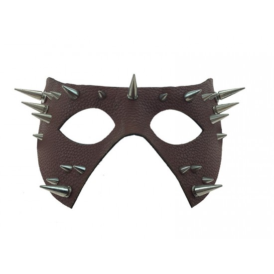 Purple Spiked Cat Mask