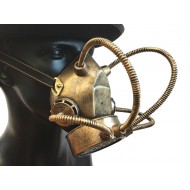 Gold Steampunk Mechanic Gas Mask