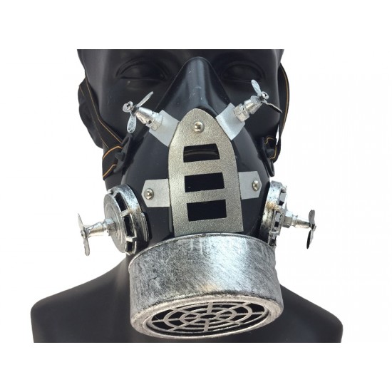 Silver Gothic Propeller Gas Mask Silver Gothic Propeller Gas Mask