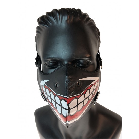 Black Joker Smile Mask