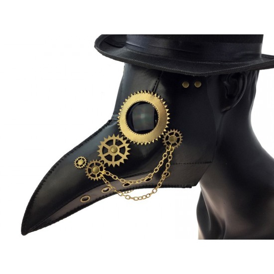 Black Chain Plague Mask Black Chain Plague Mask