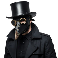 Black Goggle Plague Mask