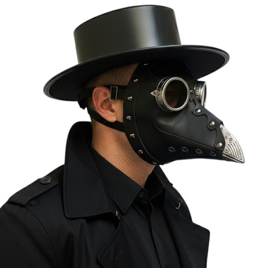 Black Goggle Plague Mask