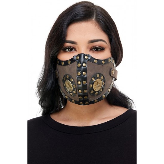 Steampunk Studded Mask Steampunk Studded Mask