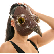 Brown Spiked Plague Mask