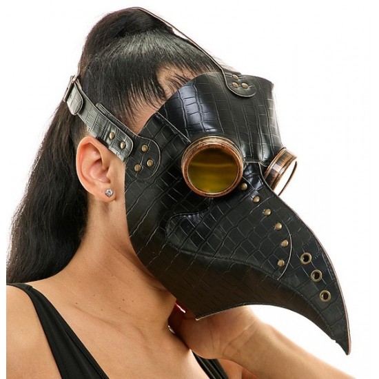 Black Gator Plague Mask Black Gator Plague Mask