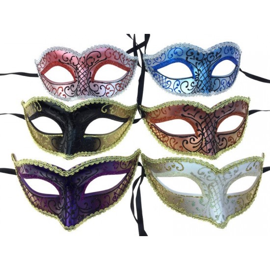 Classic Glitter Mask - Assorted