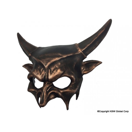 Copper Bull Horns Demon Mask Copper Bull Horns Demon Mask