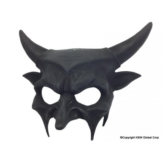 Black Bull Horns Demon Mask Black Bull Horns Demon Mask
