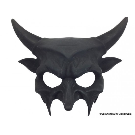 Black Bull Horns Demon Mask Black Bull Horns Demon Mask