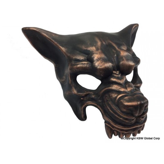 Copper Werewolf Mask Copper Werewolf Mask