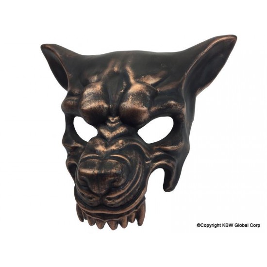 Copper Werewolf Mask Copper Werewolf Mask