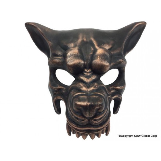 Copper Werewolf Mask Copper Werewolf Mask