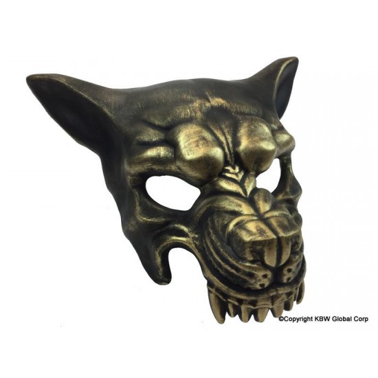 Gold Werewolf Mask