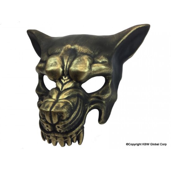 Gold Werewolf Mask