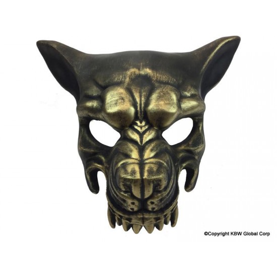Gold Werewolf Mask