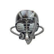 Silver Gas Warrior Mask