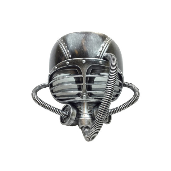 Silver Gas Warrior Mask