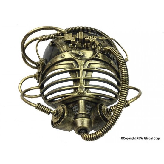 Gold Brass Steampunk Mask Gold Brass Steampunk Mask