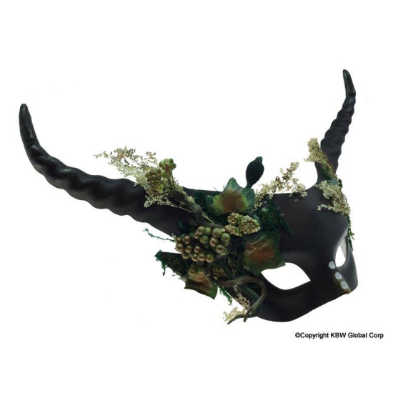 Woodland Half Face Horn Mask Woodland Half Face Horn Mask
