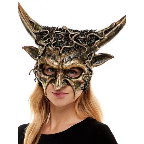 Woodland Devil Horn Mask