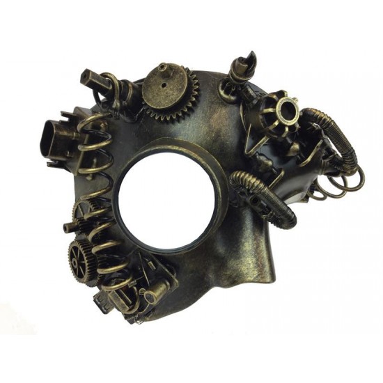 Gold Steampunk Magnifier Mask Gold Steampunk Magnifier Mask