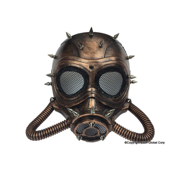Copper Spiked Gas Mask