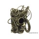 Gold Steampunk Medusa Mask