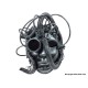Silver Steampunk Medusa Mask