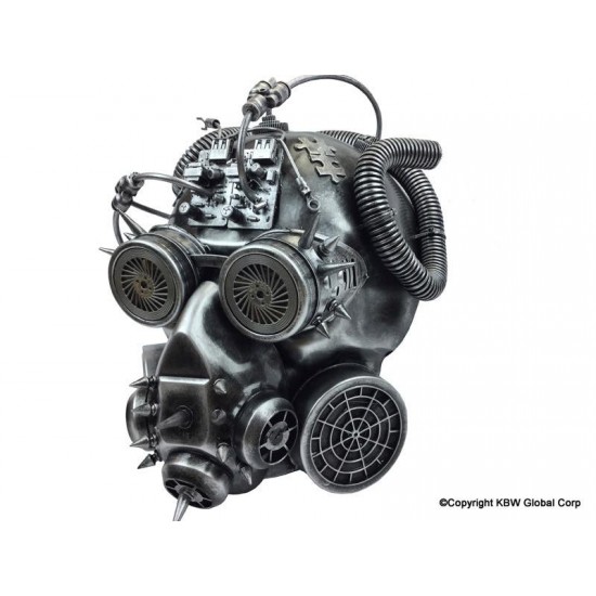 Silver Steampunk Gas Mask