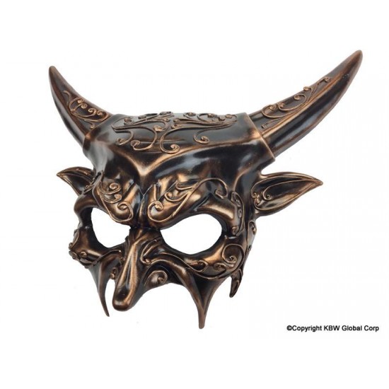 Copper Devil Steampunk Mask