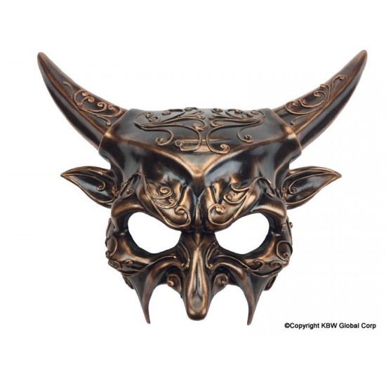 Copper Devil Steampunk Mask