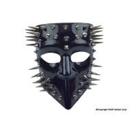 Black Metal Spiked Mask