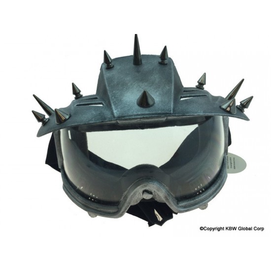 Silver Spiked Steampunk Goggles Silver Spiked Steampunk Goggles