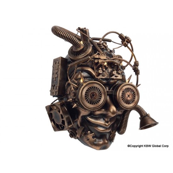 Copper Steampunk Gears Mask