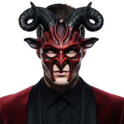 Demon Ram Horn Mask