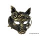 Gold Steampunk Wolf Mask Gold Steampunk Wolf Mask
