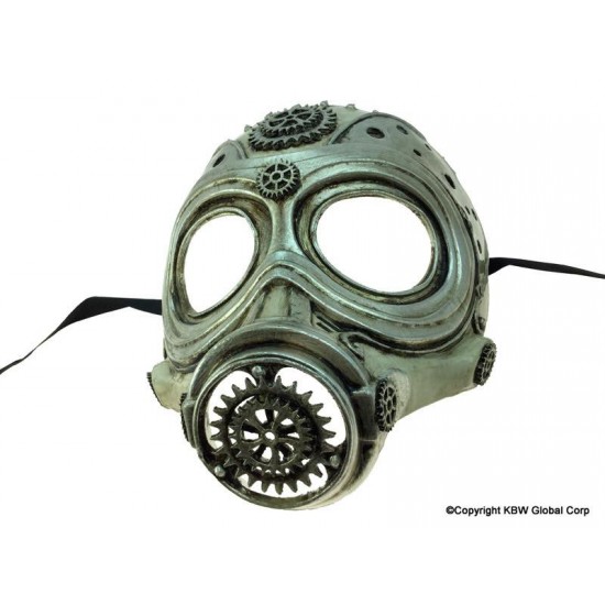 Silver Steampunk Gas Mask
