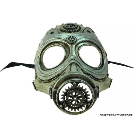 Silver Steampunk Gas Mask